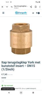 Terugslagklep 3/4 nieuw, Ophalen of Verzenden, Nieuw