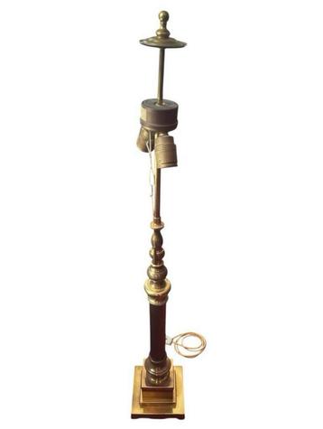 Antieke Messing Lamp - 108cm beschikbaar voor biedingen
