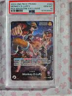 One piece psa promo psa 10 monkey D luffy!!! One piece!!!!!!, Ophalen of Verzenden, Zo goed als nieuw, Losse kaart