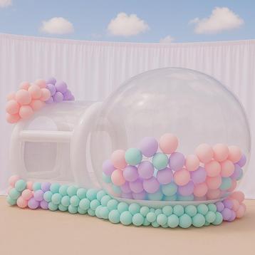 Omschrijving Bubble Dome Verhuur Springkusse  beschikbaar voor biedingen