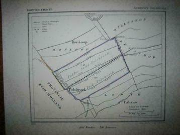 15  / Polsbroek / Benschop / Cabauw/ Litho  Kuyper  1867 beschikbaar voor biedingen
