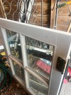 Hardhouten raam met glas, Raamkozijn, Zo goed als nieuw, Hout, Ophalen