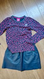 Leuk setje maat 128/134, Gebruikt, Meisje, Zero jeans, Ophalen of Verzenden