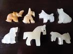 Edelsteen marmer miniaturen letterbak paard olifant hondjes, Paard, Ophalen of Verzenden, Zo goed als nieuw, Beeldje of Figuurtje
