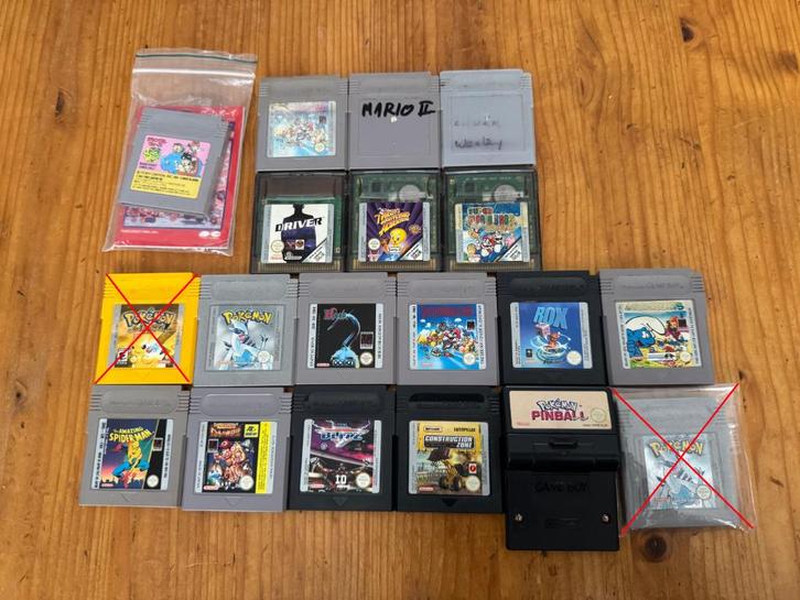 Nintendo Gameboy Games, Spelcomputers en Games, Games | Nintendo Game Boy, Gebruikt, Overige genres, 1 speler, Vanaf 3 jaar, Ophalen of Verzenden