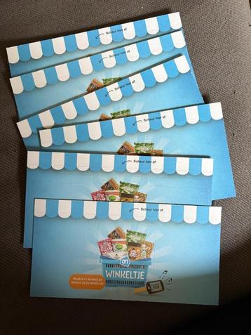 Winkeltje Kaarten AH mini's 6 ongeopende pakjes beschikbaar voor biedingen