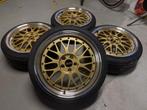 BBS Lemans 090 17' Velgen met Banden, Auto-onderdelen, Ophalen, Gebruikt, Banden en Velgen, 17 inch