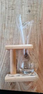 Pauwel Kwak Bierglas met Houten Standaard, Ophalen of Verzenden, Zo goed als nieuw