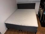 Lowen boxspring 160x200 met wasbare topper, Ophalen, Tweepersoons, Zo goed als nieuw, 200 cm
