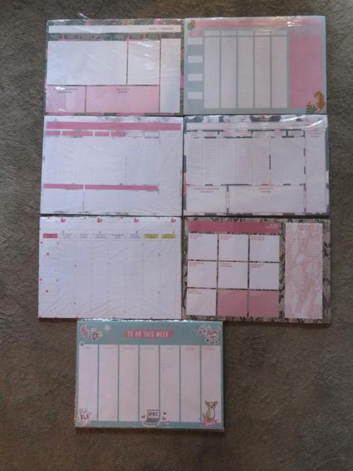7 Weekplanner To Do Lijst A3 Memobord Kladblok Agenda 52 blz, Diversen, Agenda's, Nieuw, Ophalen of Verzenden