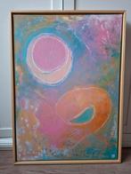 Abstract Schilderij Pastel - 50x70 cm, Antiek en Kunst, Kunst | Schilderijen | Abstract, Ophalen