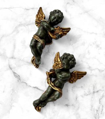 Vintage Engelenbeeldjes - Set van 2 beschikbaar voor biedingen