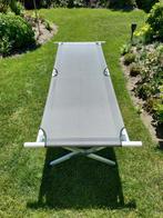 Veldbed, kampeerbed aluminium vouwbaar met tas, Ophalen of Verzenden, Zo goed als nieuw, Aluminium, Inklapbaar