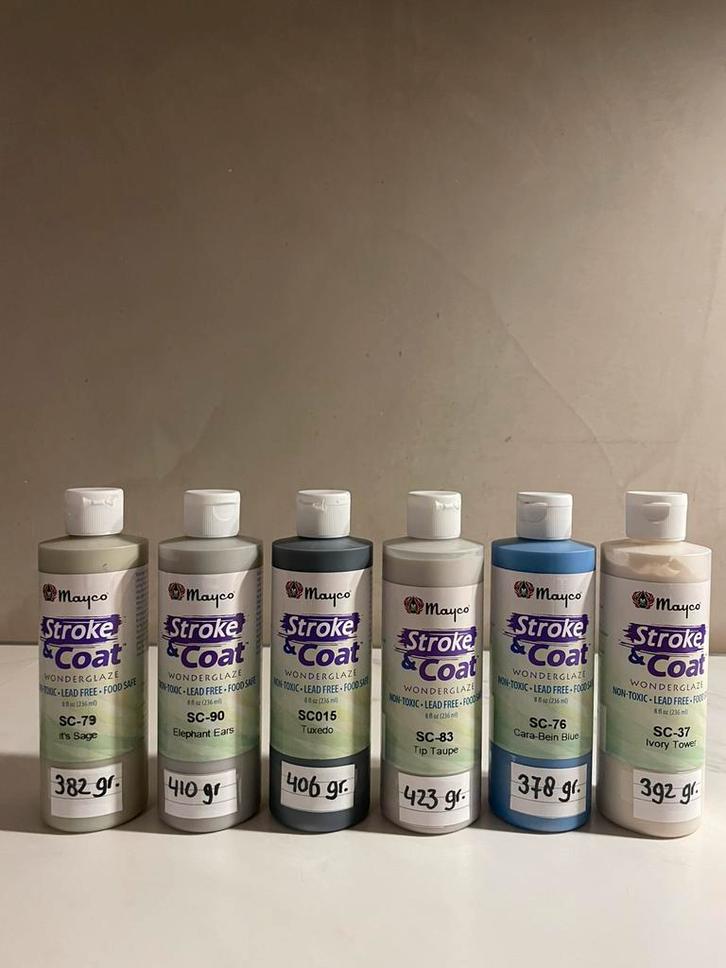 Mayco Stroke & Coat glazuur, Hobby en Vrije tijd, Schilderen, Zo goed als nieuw, Verzenden
