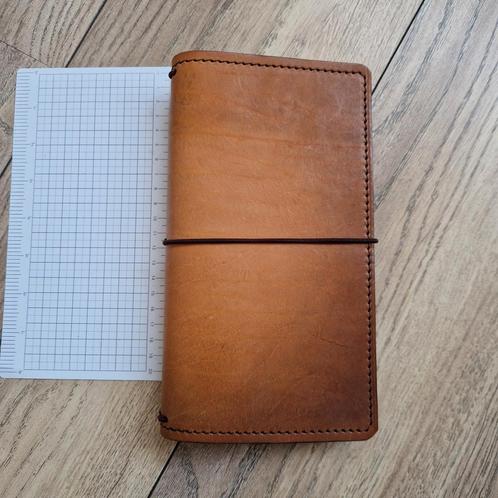 Apple Pig leather Travelers Notebook cover regular, zgan, Diversen, Notitieboeken, Zo goed als nieuw, A5, Ophalen of Verzenden