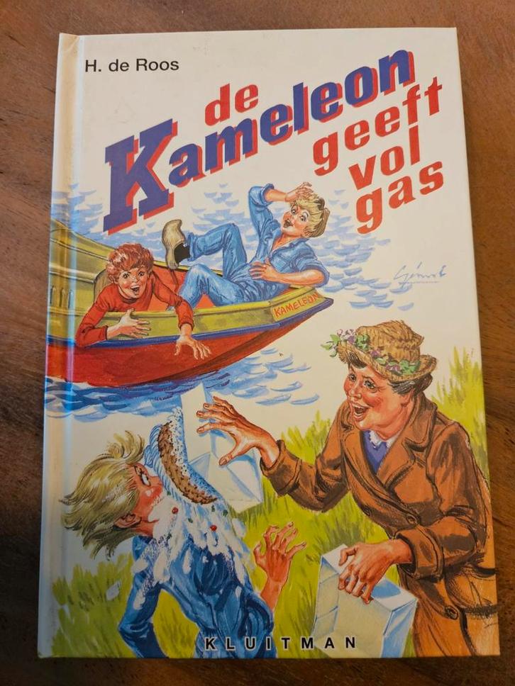 De Kameleon geeft vol gas - H. de Roos, Boeken, Kinderboeken | Jeugd | onder 10 jaar, Gelezen, Fictie algemeen, Ophalen of Verzenden