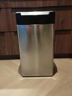 Simplehuman Vuilnisbak - Chrome - Push Button - 39x29x70cm, Ophalen, 50 tot 75 cm, Zo goed als nieuw, Rvs