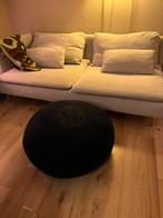 Donkerblauwe poef, Ophalen of Verzenden, Zo goed als nieuw, Eenpersoons, Minder dan 150 cm