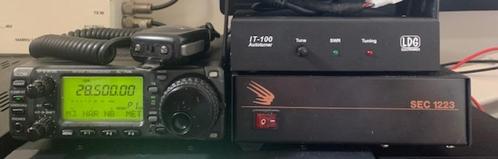 Icom IC-706, voeding, antennetuner, Telecommunicatie, Zenders en Ontvangers, Gebruikt, Zender en Ontvanger, Ophalen