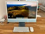 iMac 24 inch M1 2021 blauw 8GB/240GB, Computers en Software, Apple Desktops, Onbekend, IMac, Ophalen of Verzenden, Zo goed als nieuw