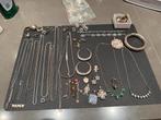 Grote partij zilveren sieraden! hangers kettingen van alles, Sieraden, Tassen en Uiterlijk, Antieke sieraden, Ophalen, Zilver