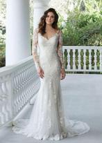 Trouwjurk tweedehands met lange mouwen maat 42, Kleding | Dames, Trouwkleding en Trouwaccessoires, Ophalen of Verzenden, Zo goed als nieuw