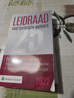 Leidraad voor juridische auteurs - 2022, Onbekend, Zo goed als nieuw, Alpha, HBO