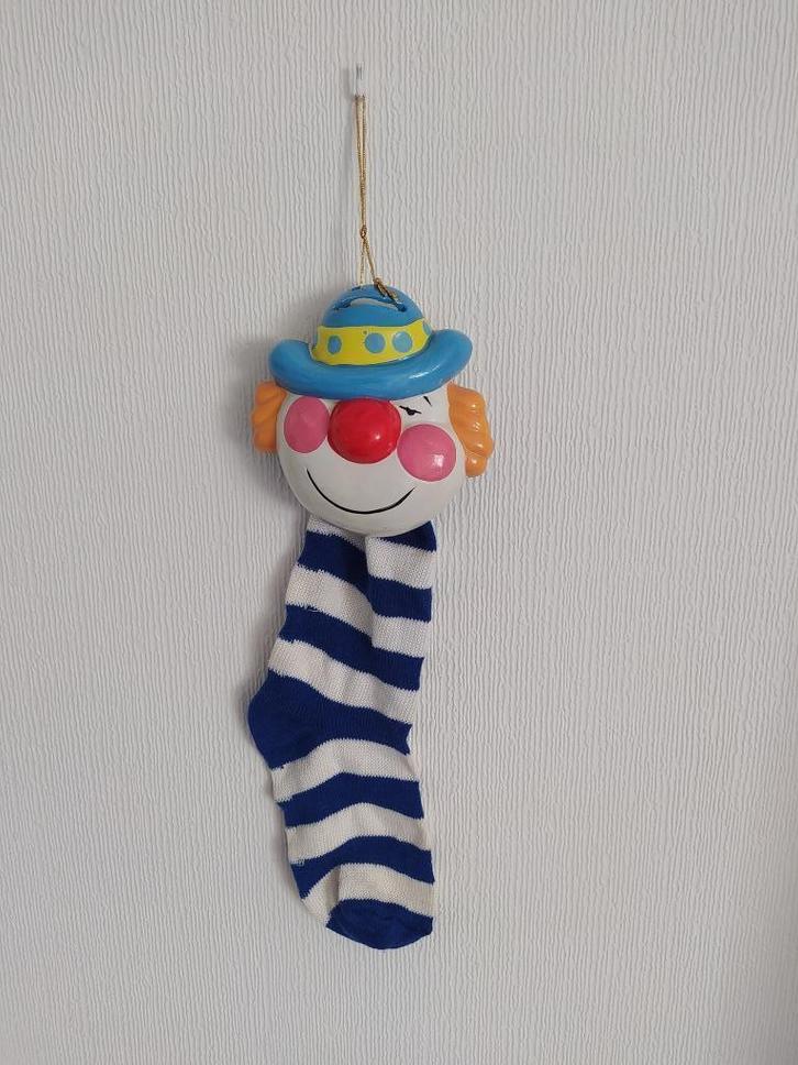 Vintage spaarpot Clown, Verzamelen, Spaarpotten, Overige thema's, Metaal of Blik, Ophalen of Verzenden