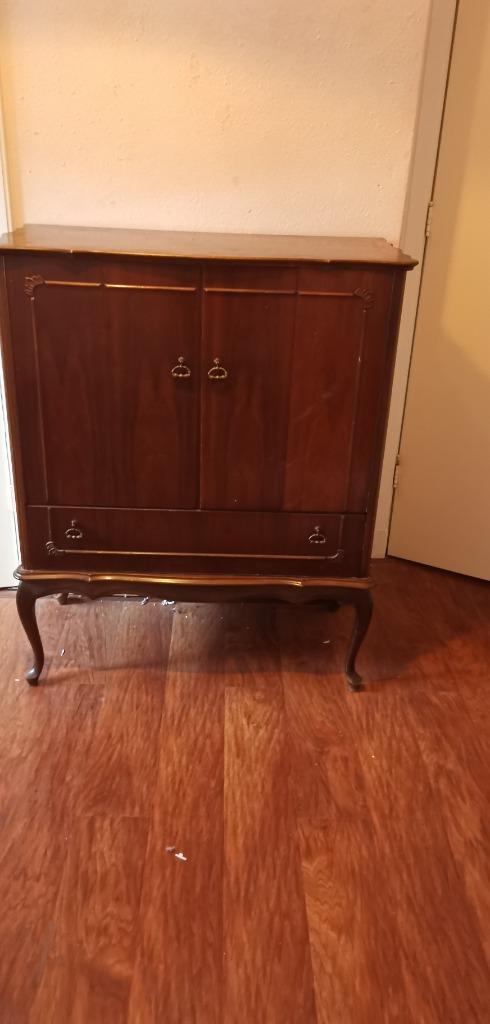 Prachtig vintage tv-meubel / dressoir – jaren '60 stijl, Huis en Inrichting, Kasten | Dressoirs, Gebruikt, 50 tot 100 cm, 25 tot 50 cm