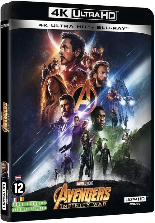 Avengers: Infinity War (2018) 4K UHD Blu-Ray NL/FR (Sealed), Cd's en Dvd's, Blu-ray, Nieuw in verpakking, Actie, Ophalen of Verzenden