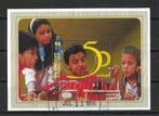 St. Vincent en de Grenadines Michel blok 382 gestemp. UNICEF, Ophalen of Verzenden, Gestempeld, Midden-Amerika