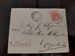Envelop met kleinrondstempels KLOOSTERBUREN  16 DEC  1899, Ophalen of Verzenden