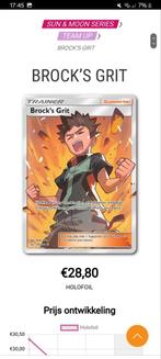 Brocks Grit pokemon kaart, Ophalen of Verzenden, Zo goed als nieuw