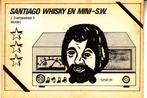 QSL - 27MC kaart, station Santiago Whisky in Wierden =51/52=, Ophalen of Verzenden, 1980 tot heden, Gelopen