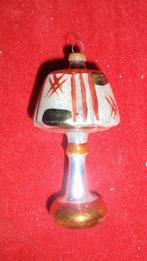 Oude glazen kerstbal tafellamp, Ophalen of Verzenden, Gebruikt