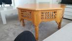 Handgemaakte houten tafel, Ophalen, Gebruikt, 100 tot 150 cm, 50 tot 75 cm