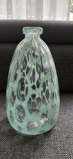 Glazen Decoratie Vaas Mintgroen - 32cm, Ophalen of Verzenden, Minder dan 50 cm, Groen, Glas