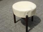 Twee Vintage Duits en Deens krukjes / taboeret jaren 60 /70, Ophalen of Verzenden, Gebruikt, Hout