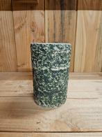 Vintage berkenbast vaas, Ophalen of Verzenden, Zo goed als nieuw, Glas, Minder dan 50 cm