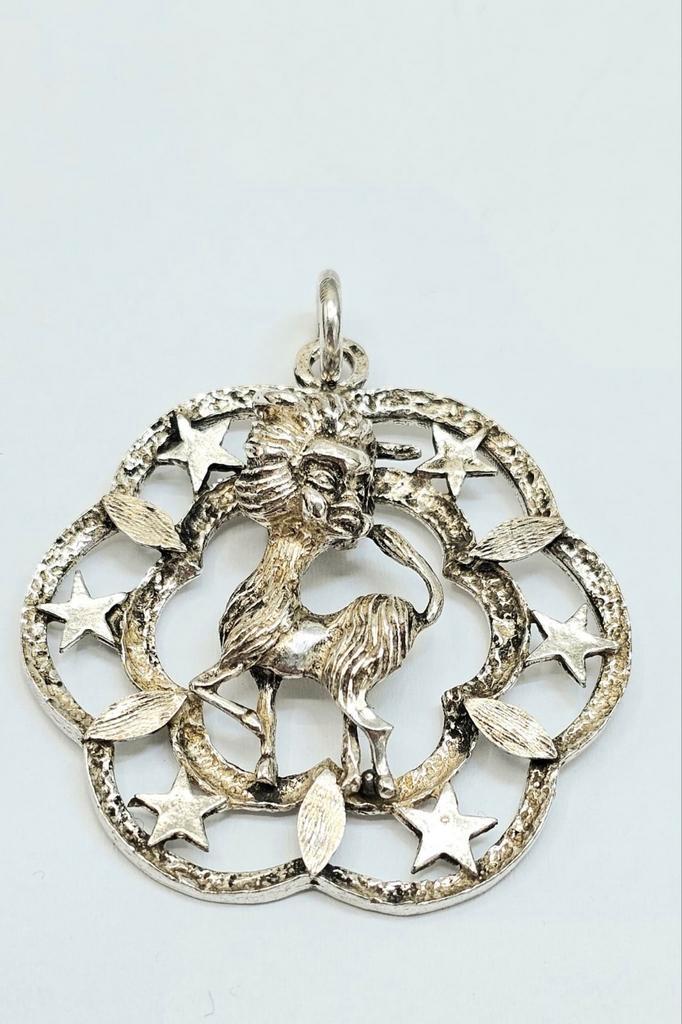 Groot Zilveren Sterrenbeeld Hanger, Sieraden, Tassen en Uiterlijk, Kettinghangers, Zo goed als nieuw, Zilver, Zilver, Ophalen of Verzenden