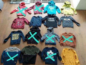 Truien maat 110 jongen 110/116 vesten sweaters trui hoodie v beschikbaar voor biedingen