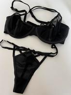 BH + string Hunkemöller Private collection (75D + small), Kleding | Dames, Hunkemöller, Ophalen of Verzenden, Zwart, Setje