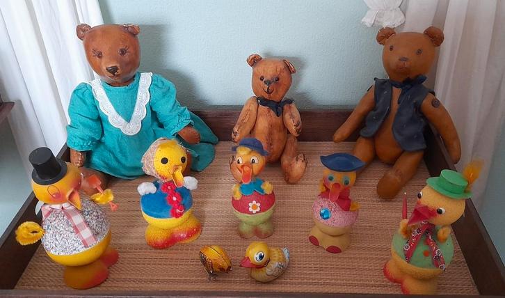 Vintage beren familie, Diversen, Pasen, Ophalen of Verzenden