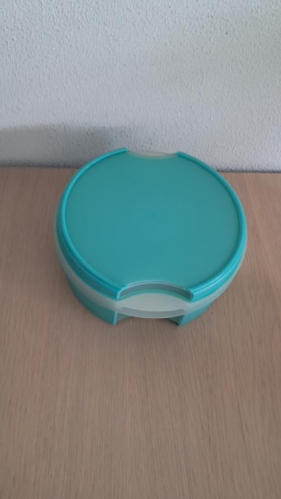 TUPPERWARE VENSTER KOEKTROMMEL, Huis en Inrichting, Keuken | Tupperware, Groen, Ophalen of Verzenden