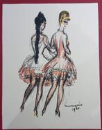 Kees Van Dongen- Les Mannequins 1960, Antiek en Kunst, Ophalen of Verzenden