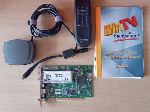 vintage PCI Haupage win tv + afstand bediening+handleiding, Computers en Software, Vintage Computers, Verzenden