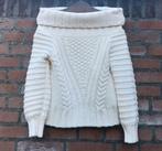 Crème witte off shoulder trui Maat XS / 34, H&M, Wit, Ophalen of Verzenden, Zo goed als nieuw
