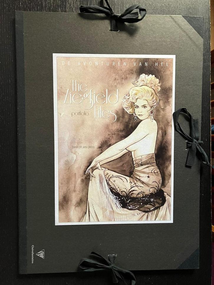 De Avonturen van Hel-The Ziegfield Portfolio Files DJ. Oreel, Antiek en Kunst, Kunst | Tekeningen en Foto's, Ophalen of Verzenden