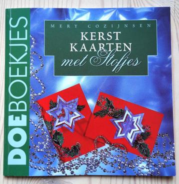 doeboekje: Kerstkaarten met stofjes - €6 incl verzenden beschikbaar voor biedingen