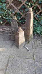 Pilaren waterpartij borrel zuilen steen 1 - 3, Tuin en Terras, Waterpartijen en Fonteinen, Ophalen, Gebruikt, Overige typen